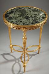 Gueridon in Louis XVI Style and Adam Weisweiler Taste