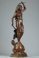 Scultura "Séléné" di Augustuste Moreau