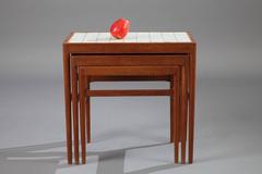 Ensemble de trois tables gigognes de Knud Mortensen pour Soren Horn