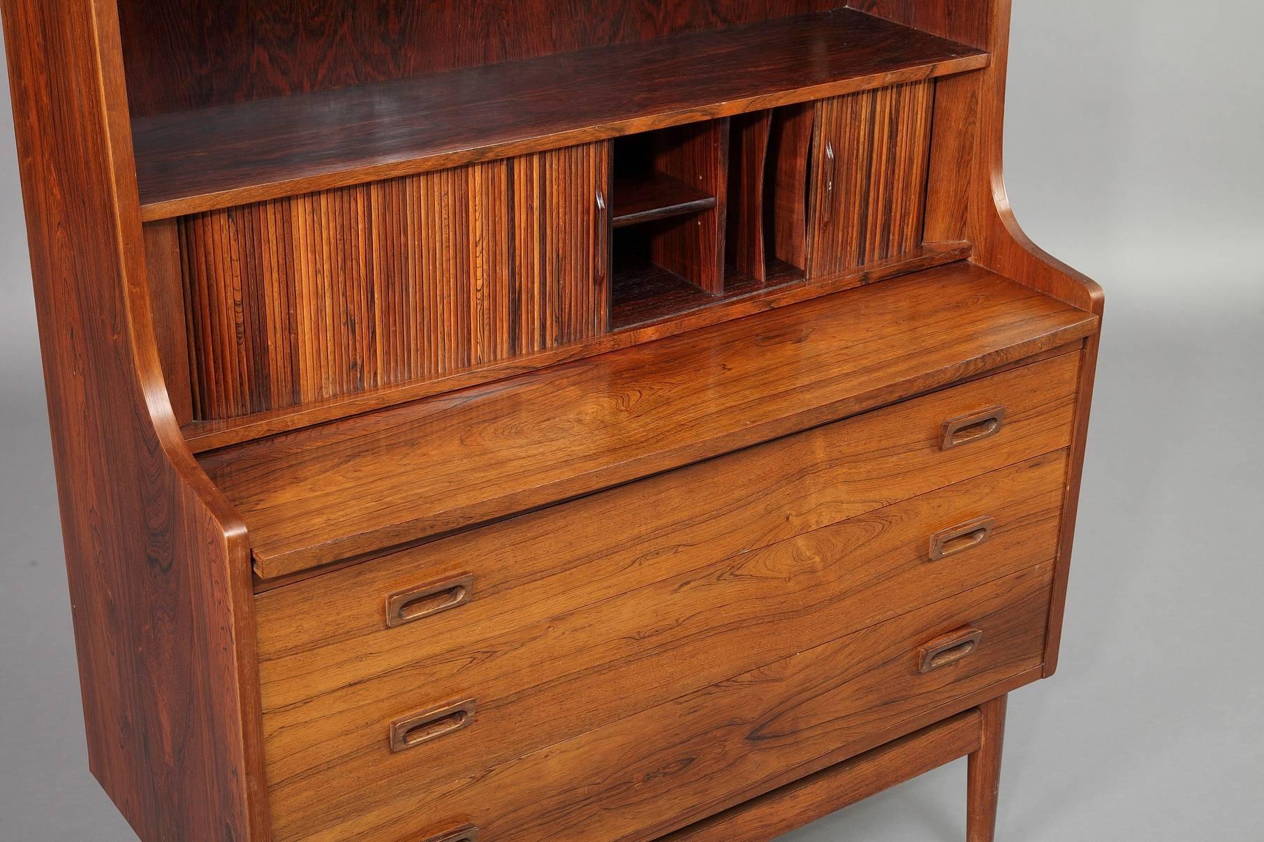 20th Century Rosewood Bookcase by Johannes Sorth 2