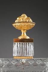 Early 19th Century Restoration Figural Mantel Clock with Allegorical Decoration