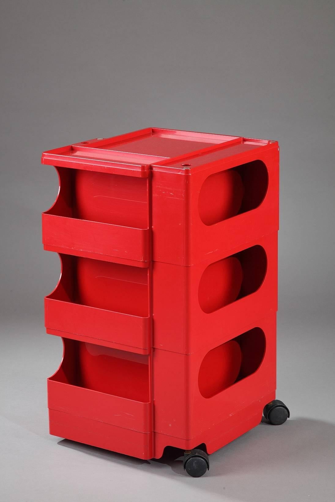 Boby Trolley Storage Units by Joe Colombo for Bieffeplast, 1980 In Good Condition In Paris, FR
