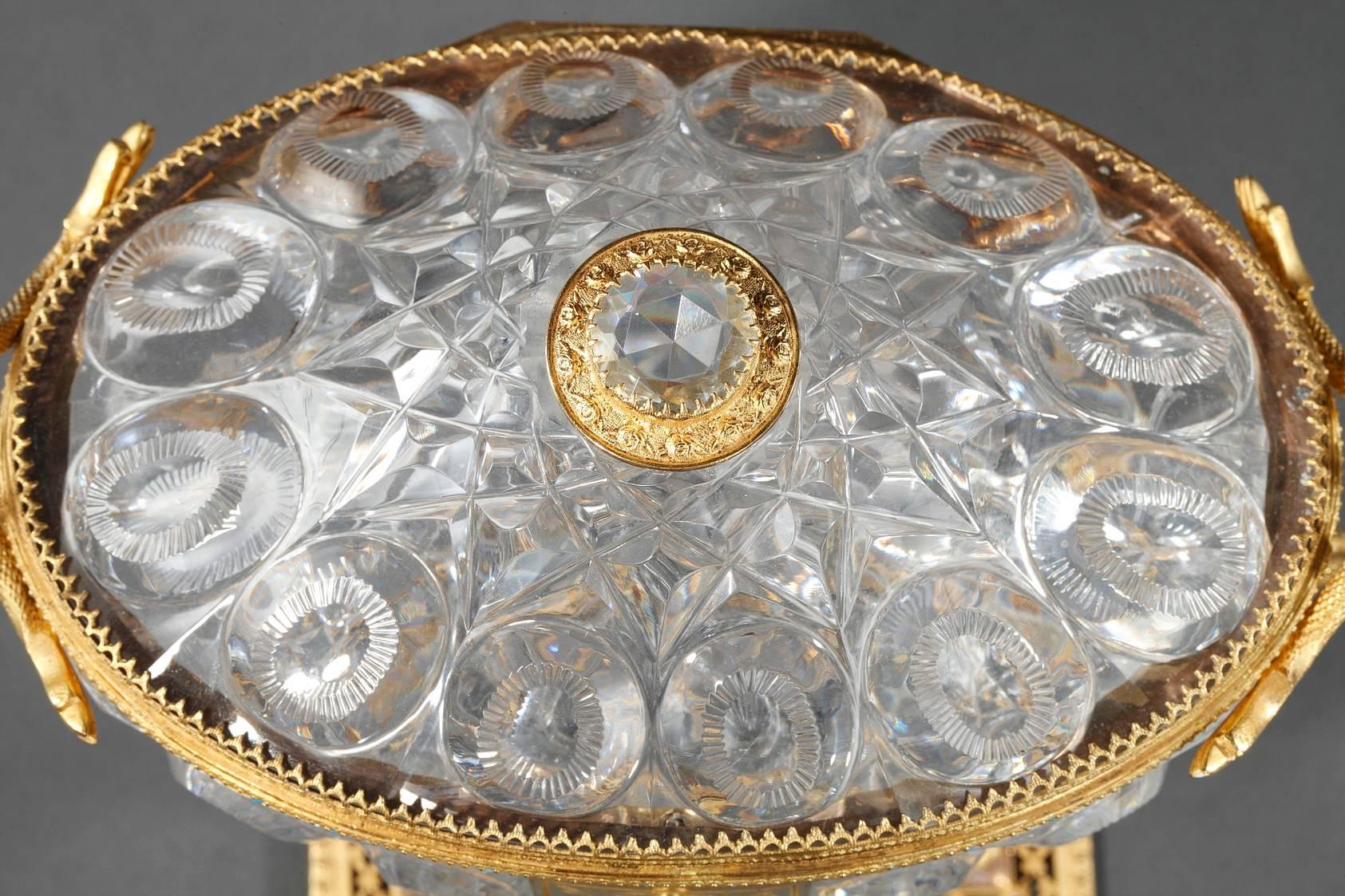 Charles X Crystal Cup with Gilded Brass Mounts 1