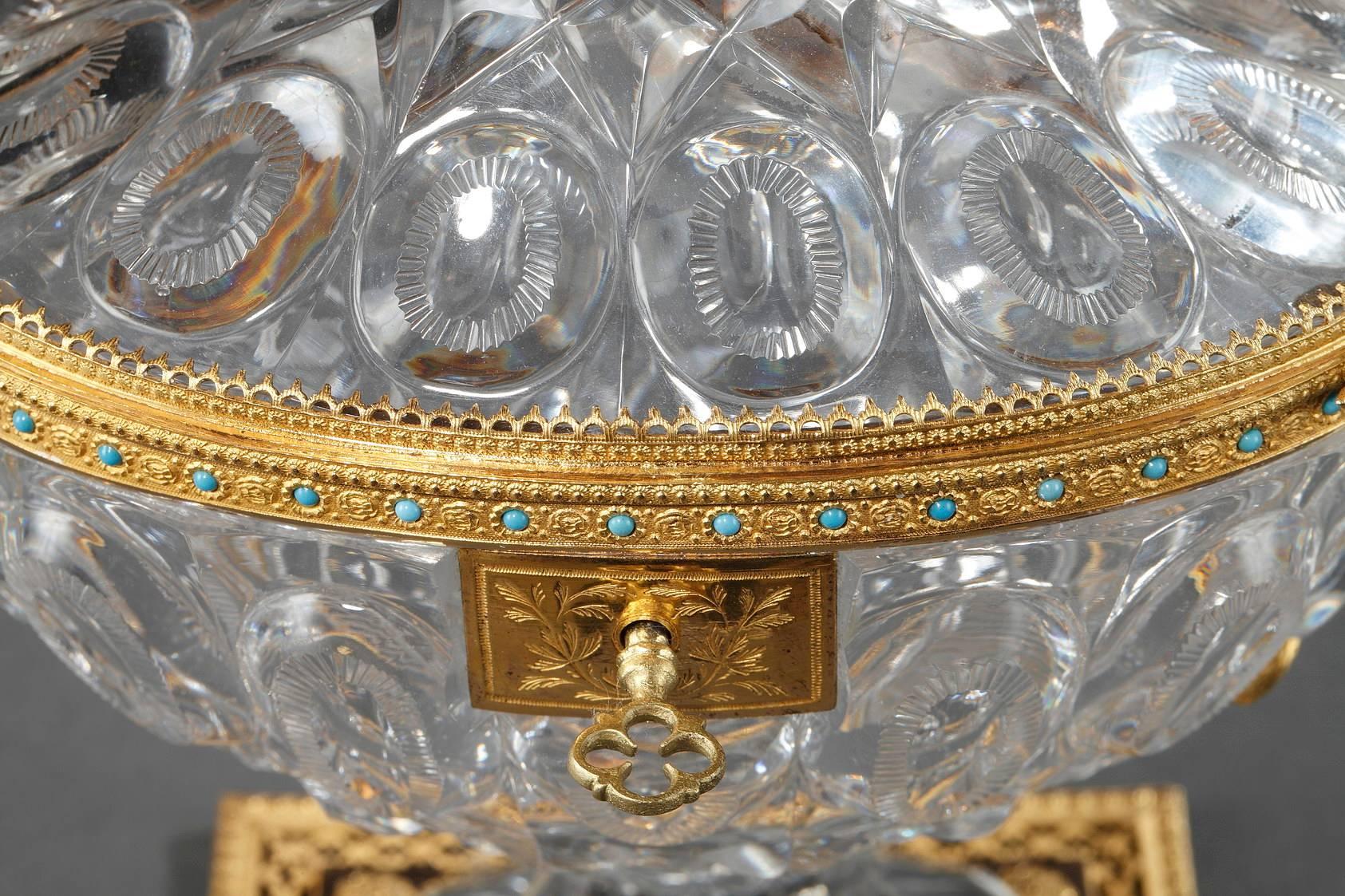 Charles X Crystal Cup with Gilded Brass Mounts 2