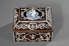 Late 19th Century Limoges Enamel Keepsake Box