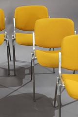 1970s Set of Six Castelli "DSC 106" Chairs by Giancarlo Piretti