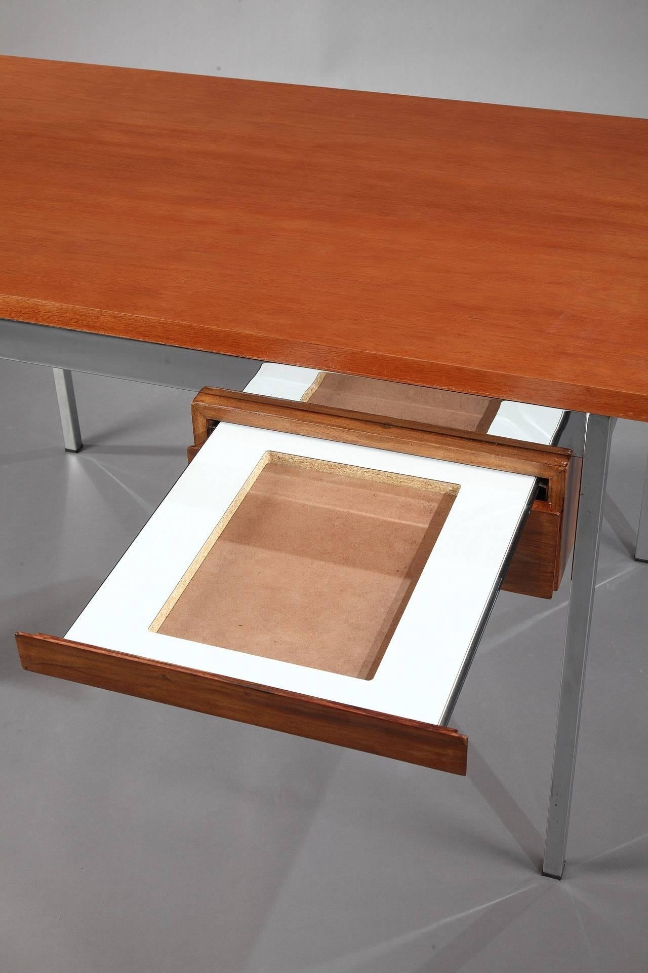Mid-20th Century 1960s Florence Knoll Modernist Desk