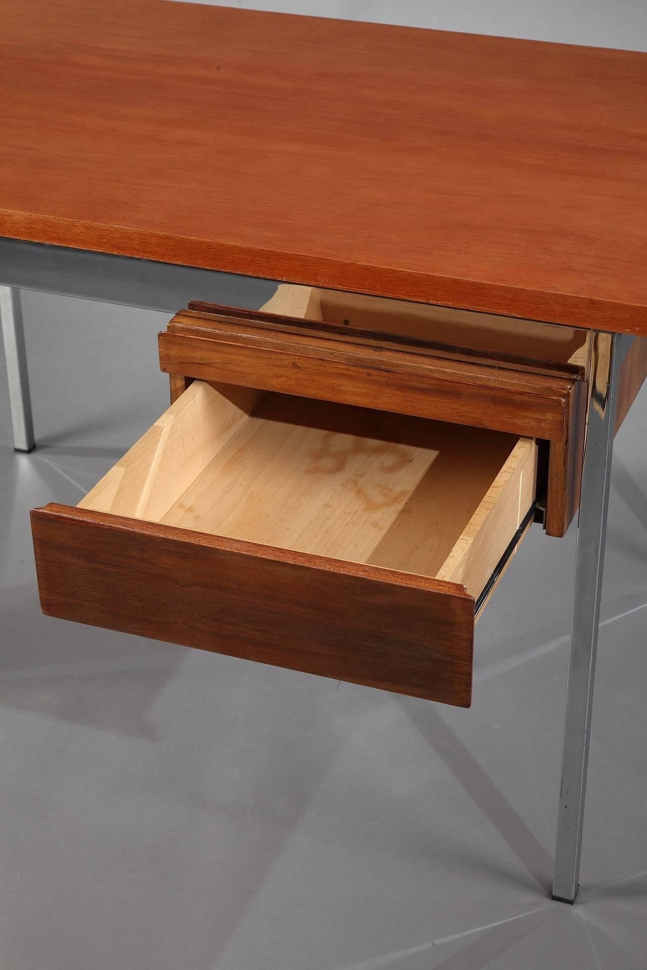 1960s Florence Knoll Modernist Desk 1