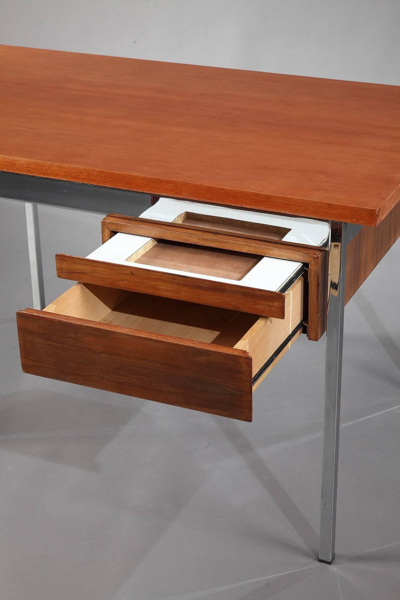 1960s Florence Knoll Modernist Desk 2