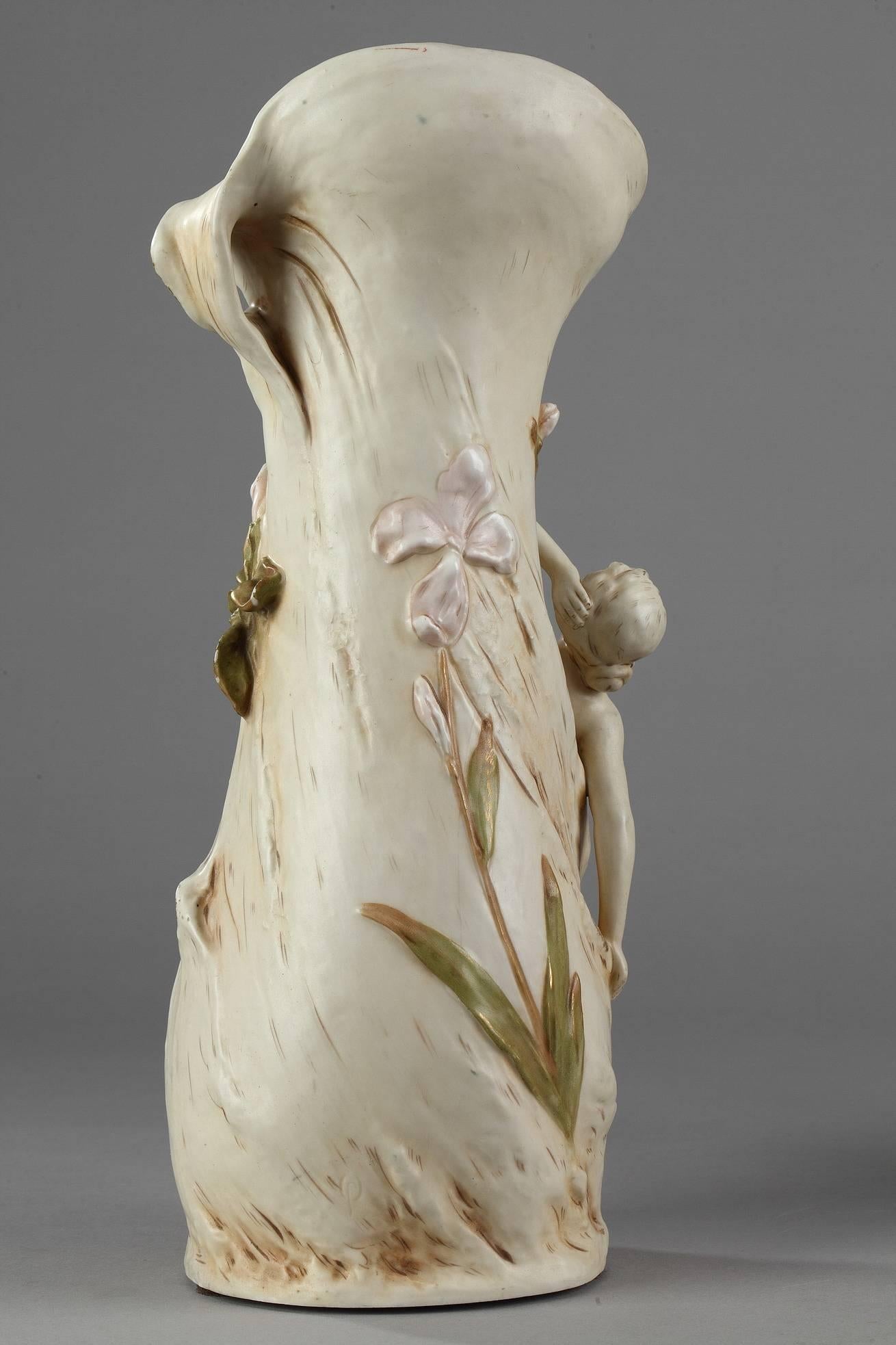 Art Nouveau Royal Dux Porcelain Centrepiece 2