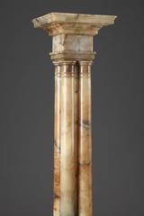 19th Century Alabaster Display Column