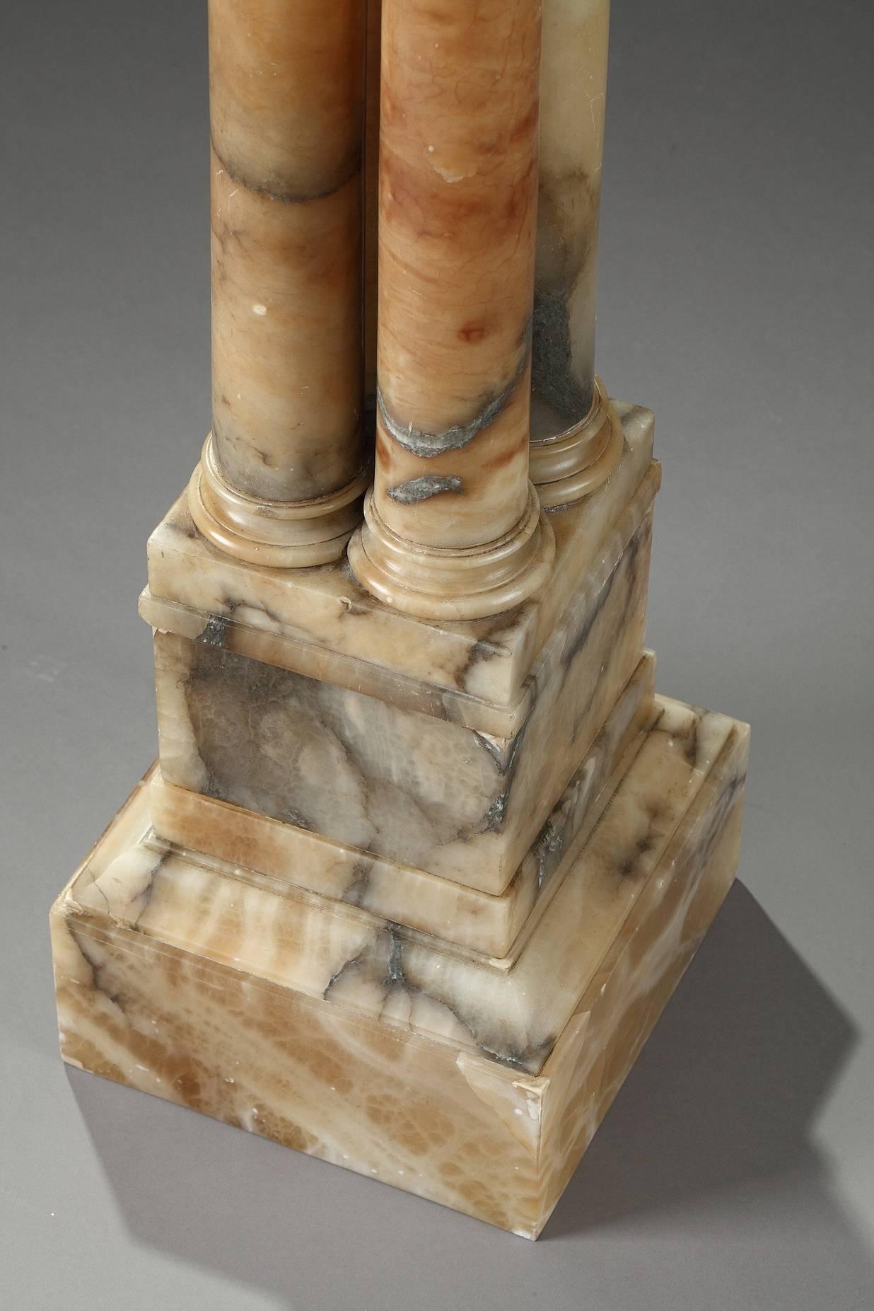 19th Century Alabaster Display Column 1