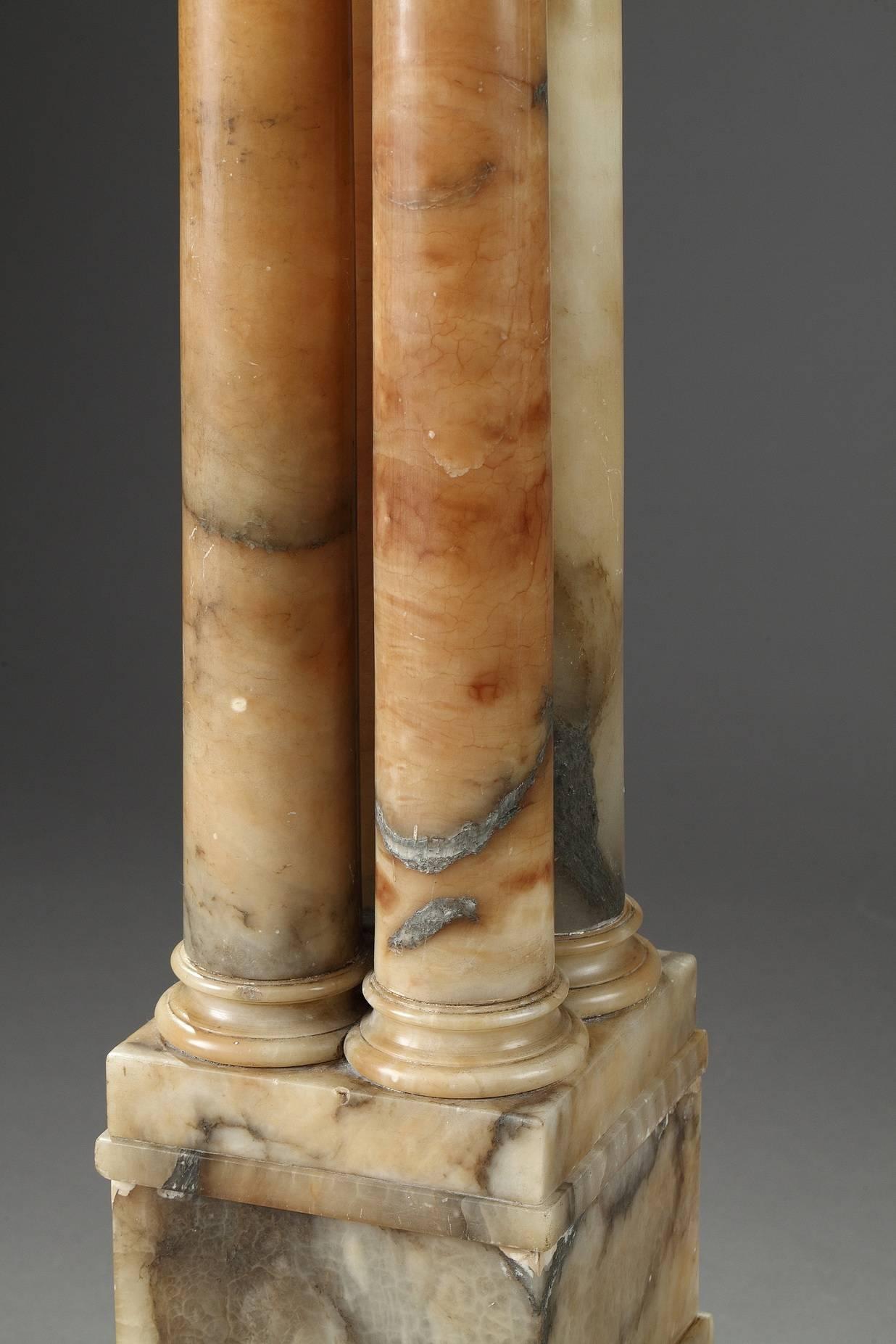 19th Century Alabaster Display Column 3
