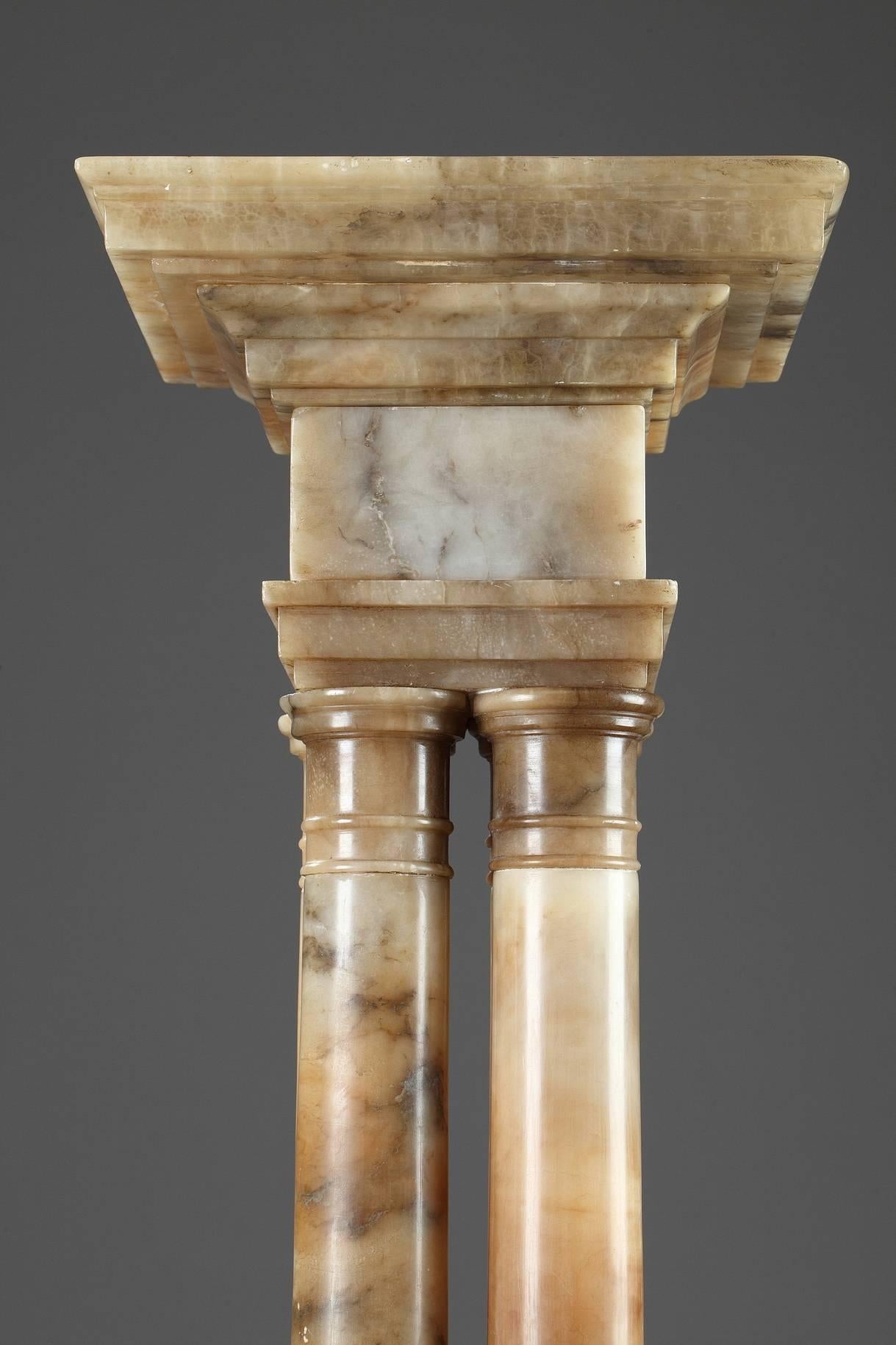 19th Century Alabaster Display Column 4