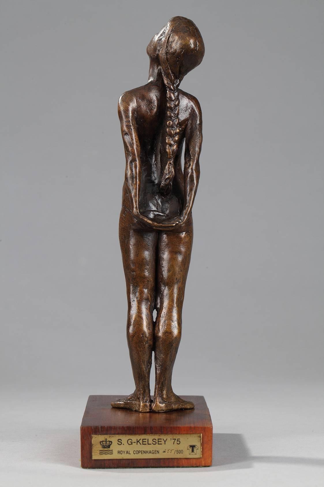 Danish Bronze Figurine 
