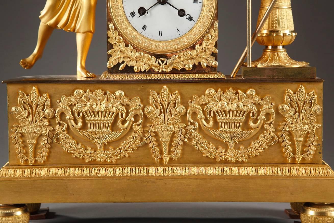 Early 19th Century Ormolu Figural Mantel Clock 2