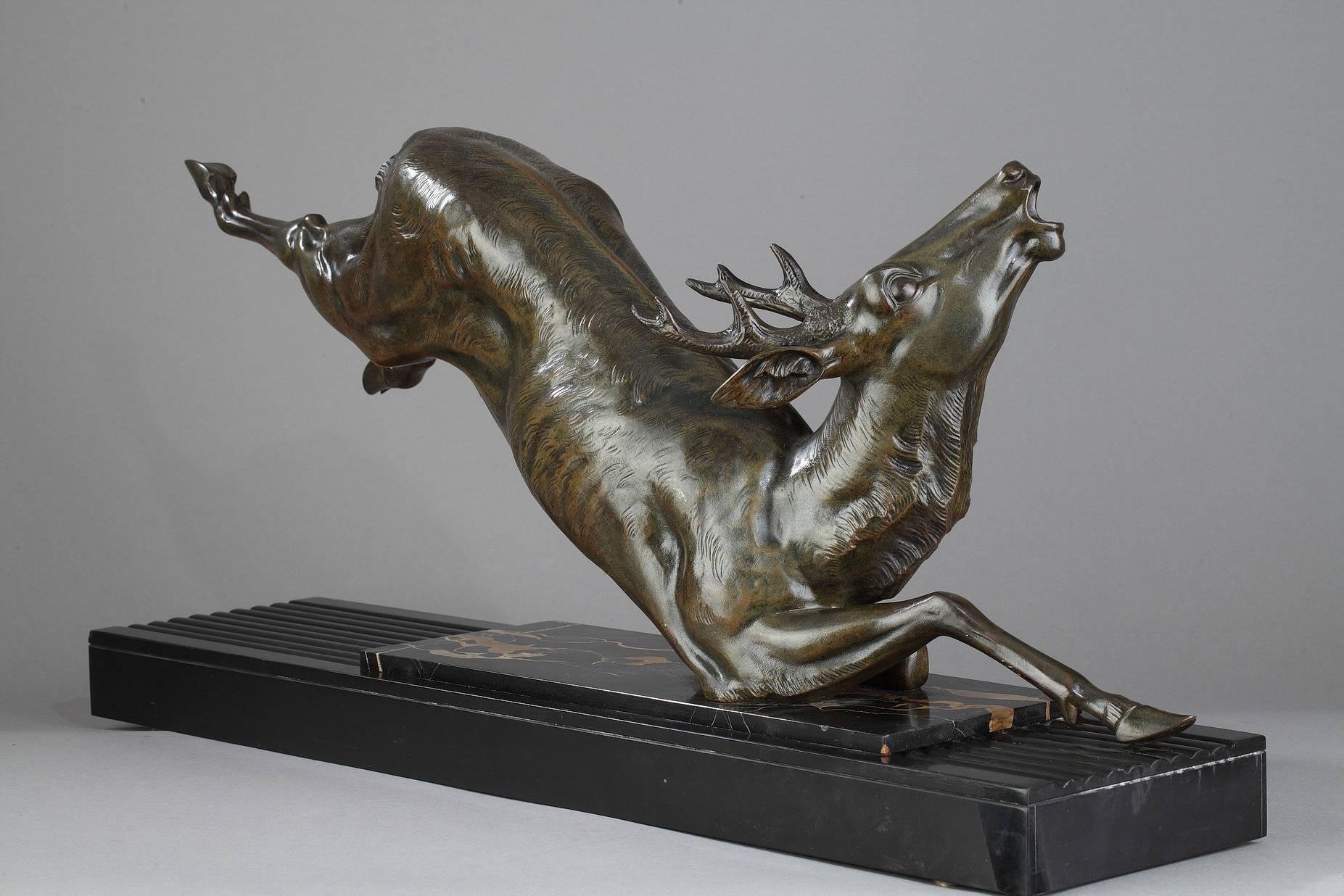 French Art Deco Bronze Sculpture 