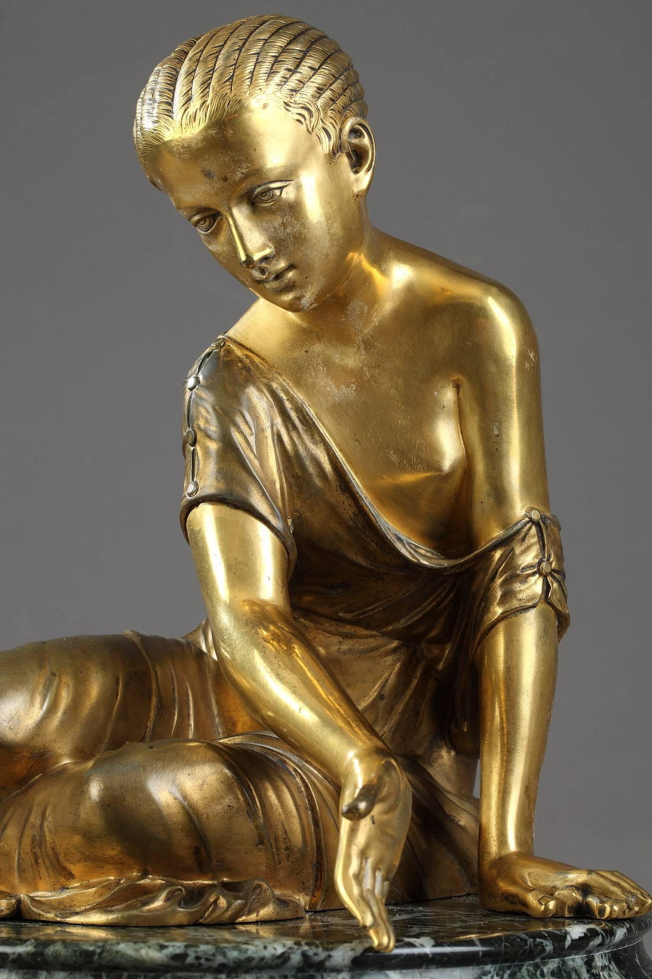 Classical Greek Late 19th Century Bronze Statue 