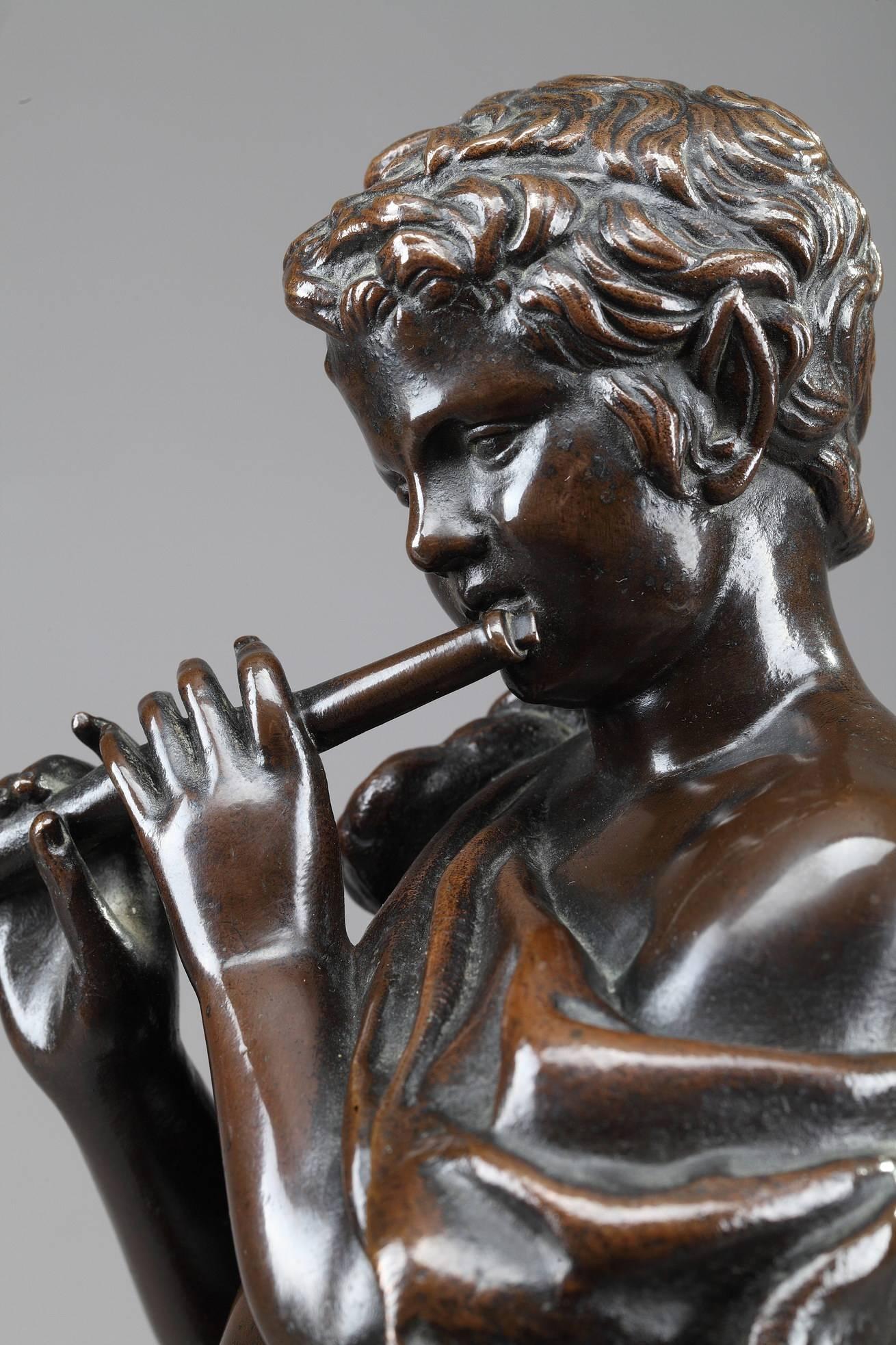 Patinated 19th Century Bronze Sculpture 