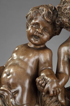 Terra Cotta Group Three Dancing Children after Pietro Balestra