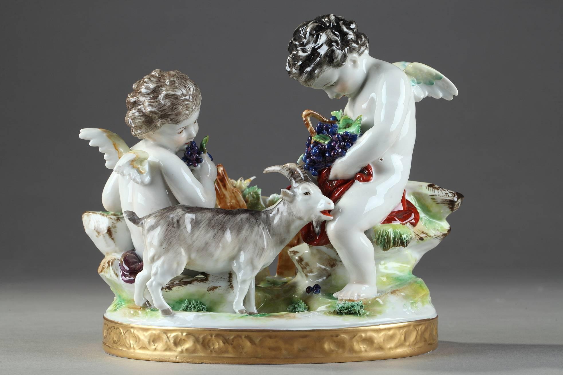 Late 18th Century German Ludwigsburg Porcelain Figural Groups 2