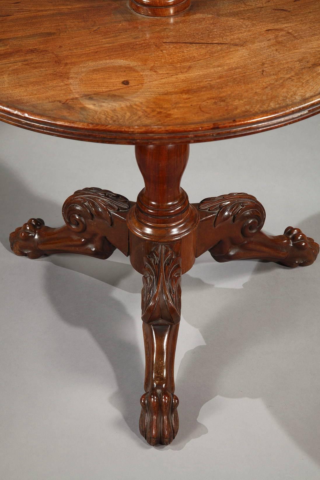 Late 19th Century Dumbwaiter Table, 19th Century