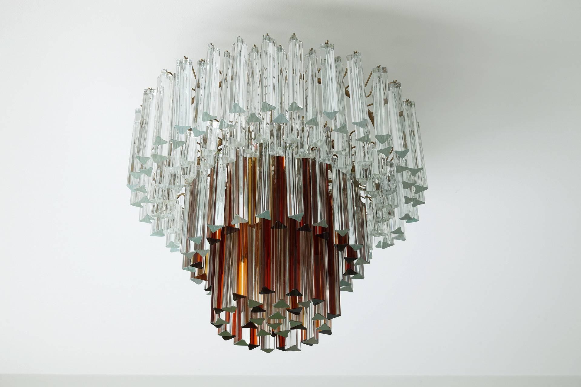 Mid-Century Modern 20th Century Murano Glass Ceiling Lamp by Paolo Venini