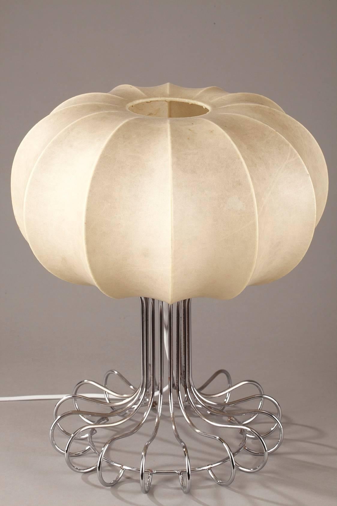 Mid-Century Modern 1970s Cocoon Table Lamp by Achille Castiglioni