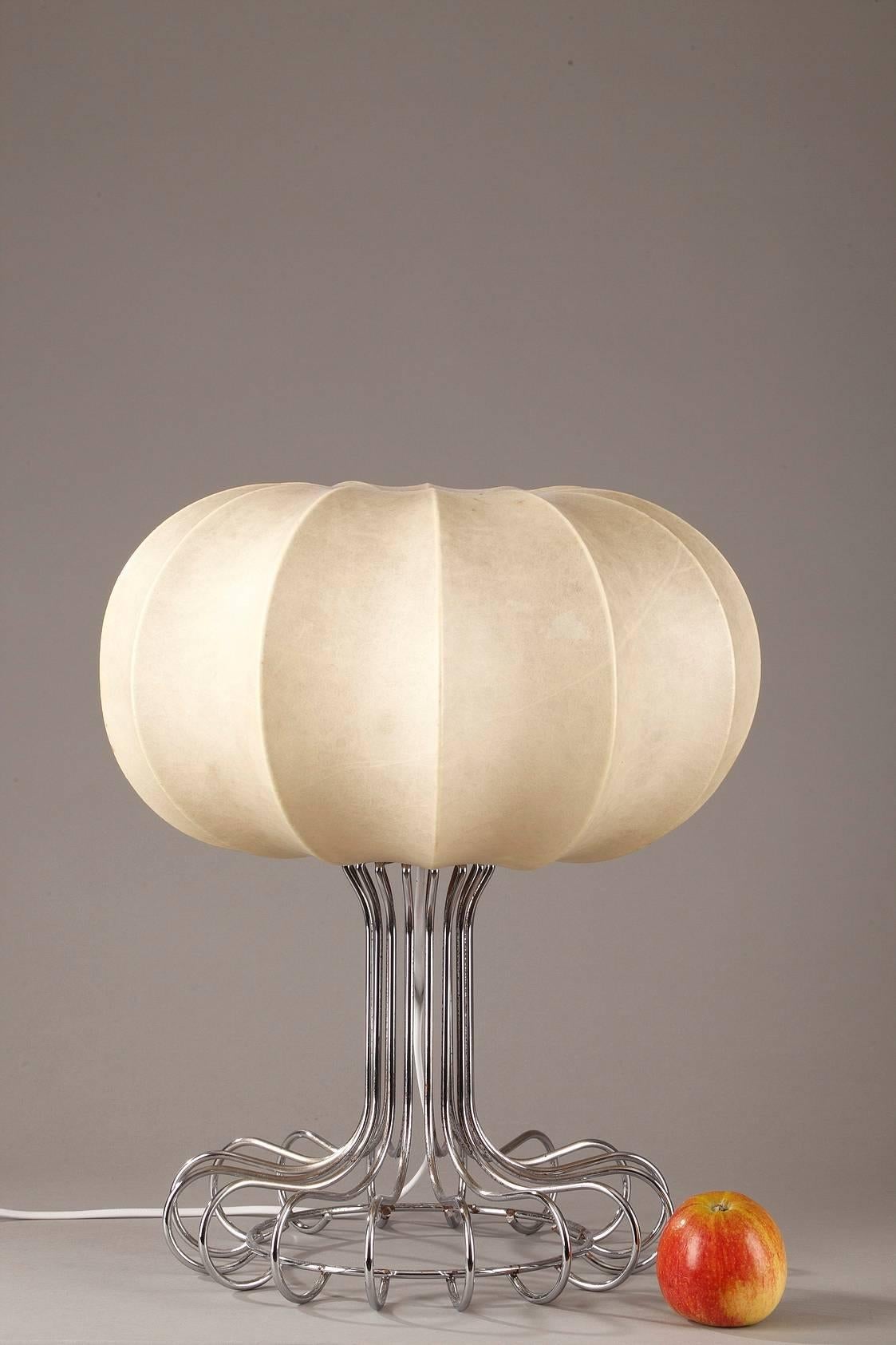Italian 1970s Cocoon Table Lamp by Achille Castiglioni