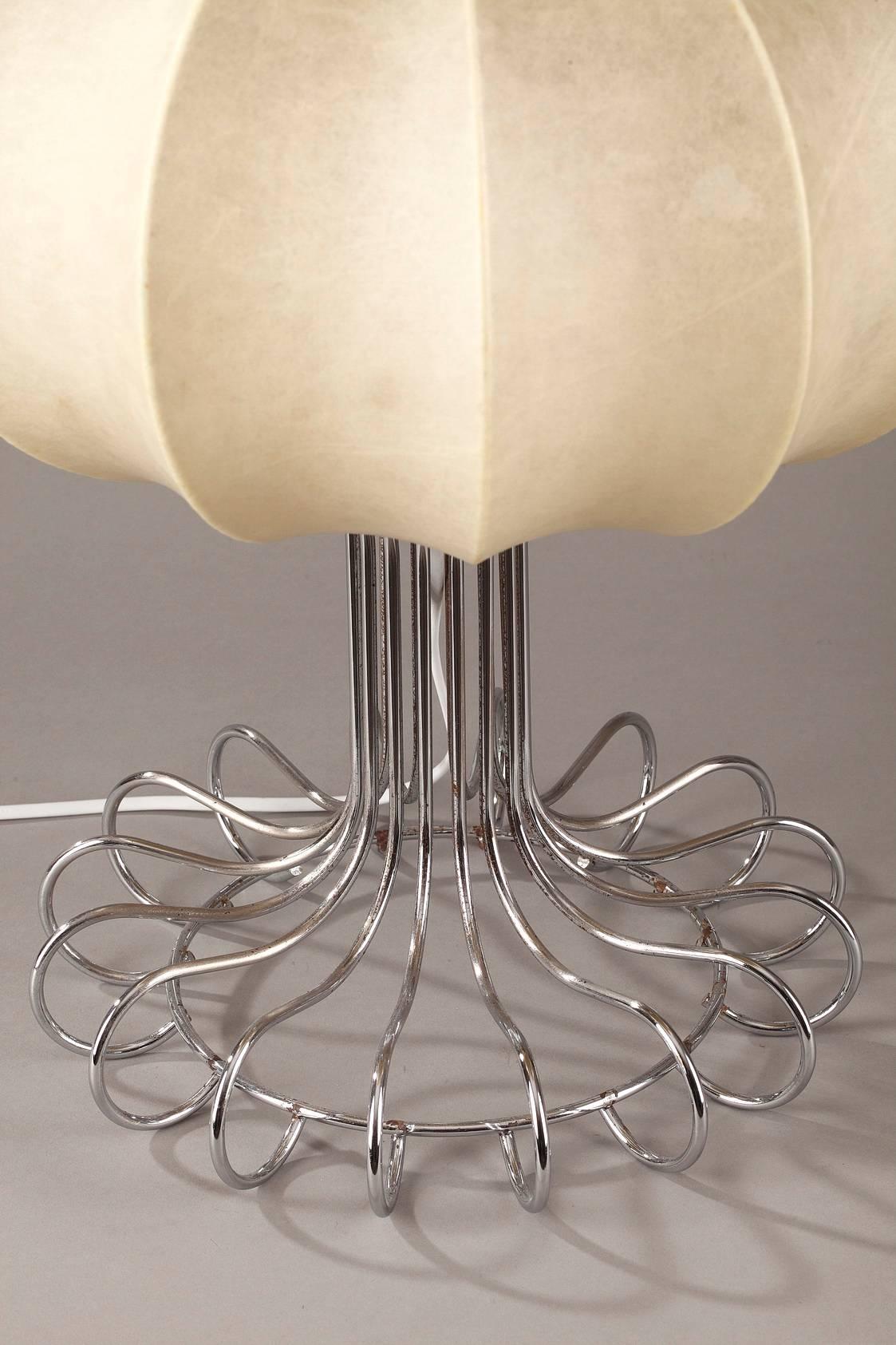 1970s Cocoon Table Lamp by Achille Castiglioni In Good Condition In Paris, FR