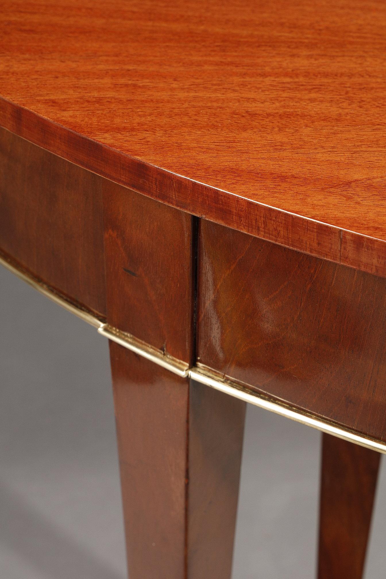 Very large mahogany dining table from the 19th century For Sale 8