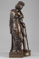 "Bergers d'Arcadie" Bronce de Eugene-Antoine Aizelin, '1821-1902