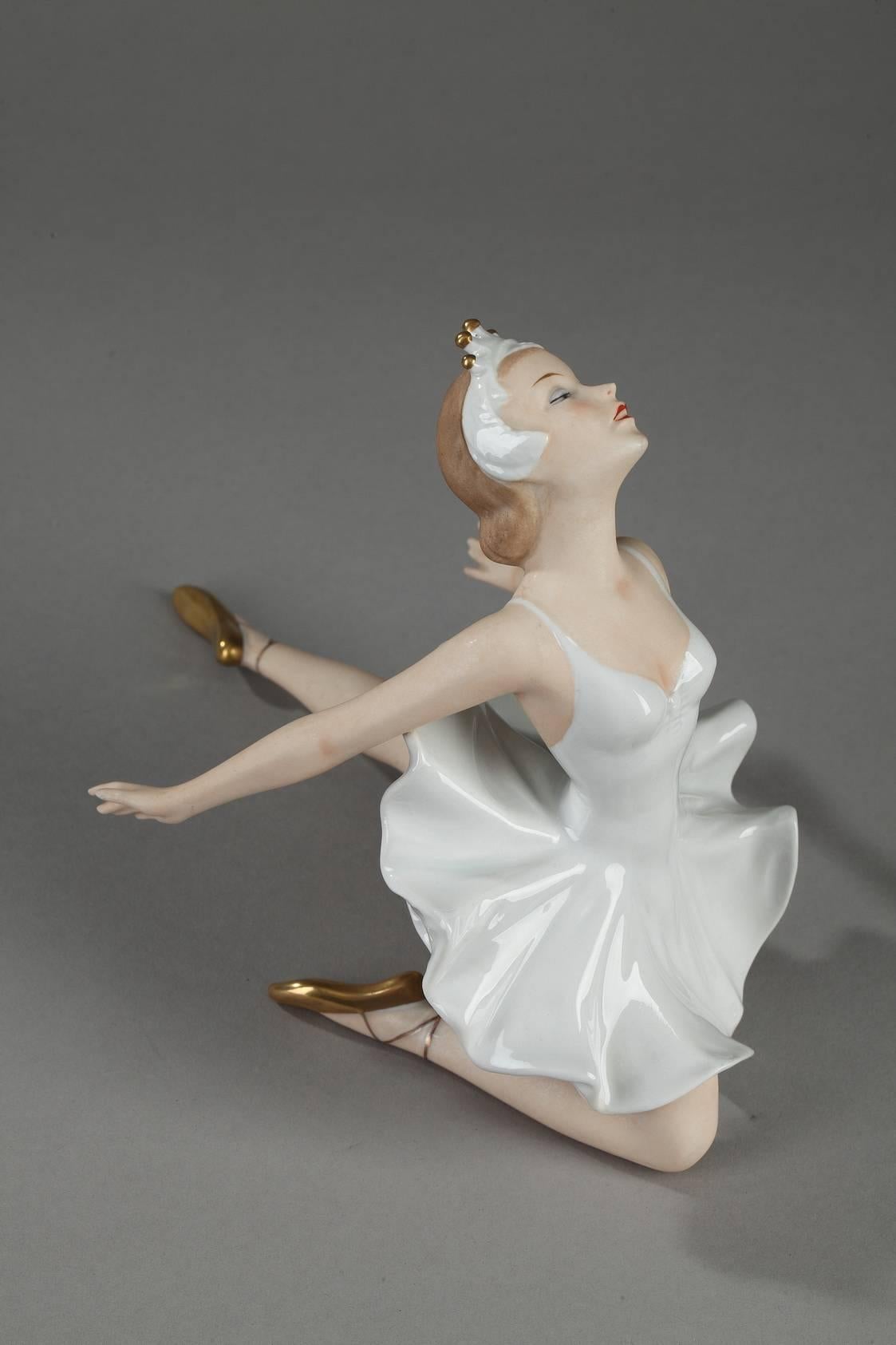 wallendorf porcelain ballerina figurine