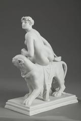 Biskuitgruppe "Ariane reitet auf einem Panther" nach Johann Heinrich Dannecker