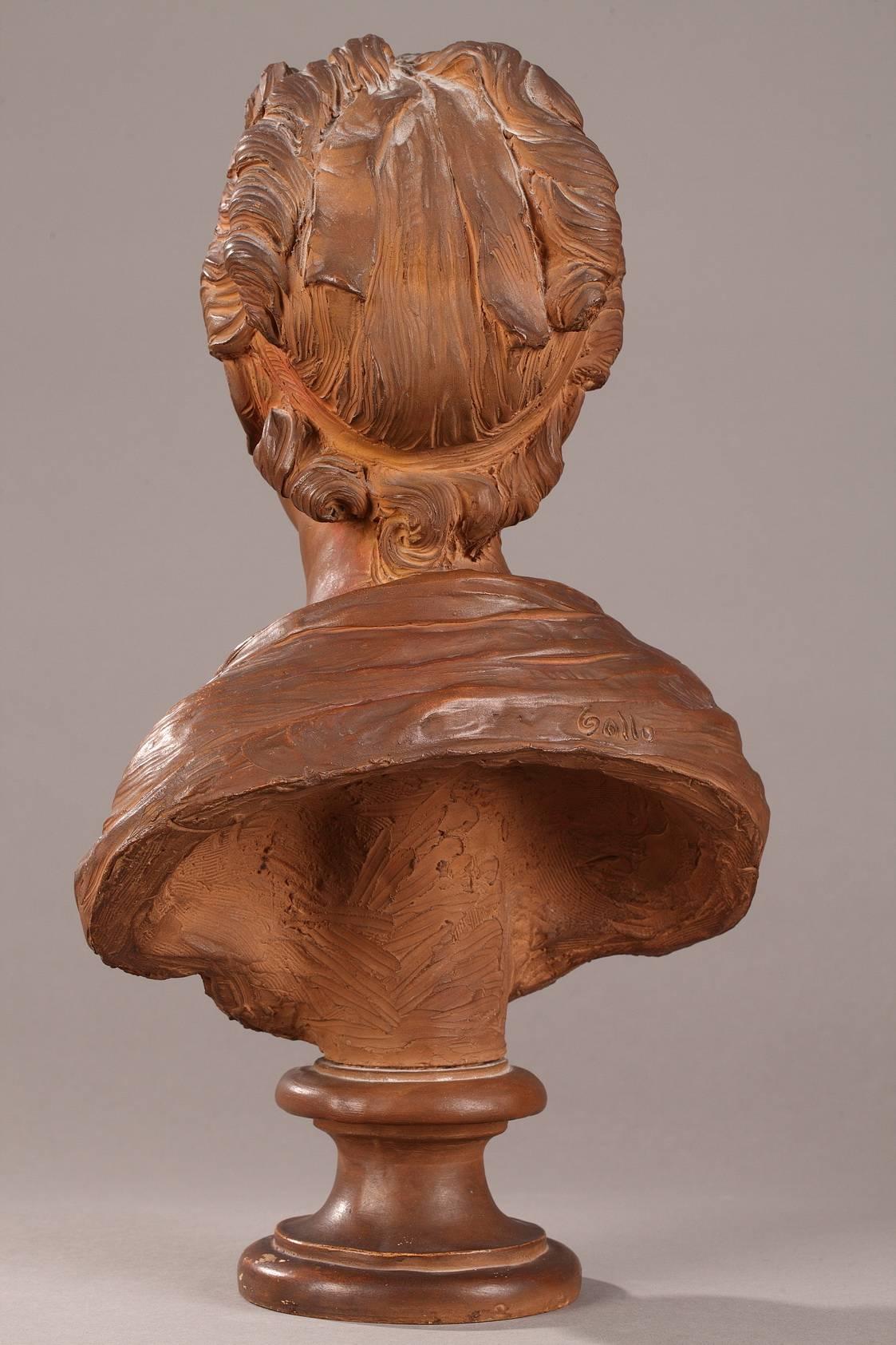 Bust of a Woman in Terracotta 2
