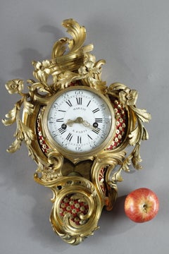 Louis XV period bronze cartel signed "Martin in Paris"