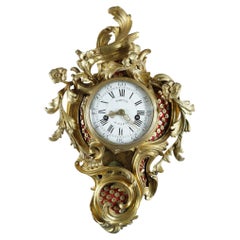 Louis XV period bronze cartel signed "Martin in Paris"