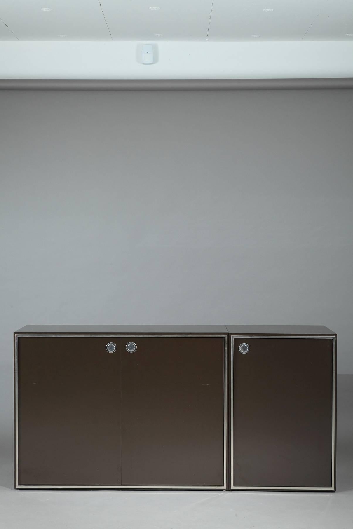 1970s Modular Wall Unit Attributed to Willy Rizzo 3
