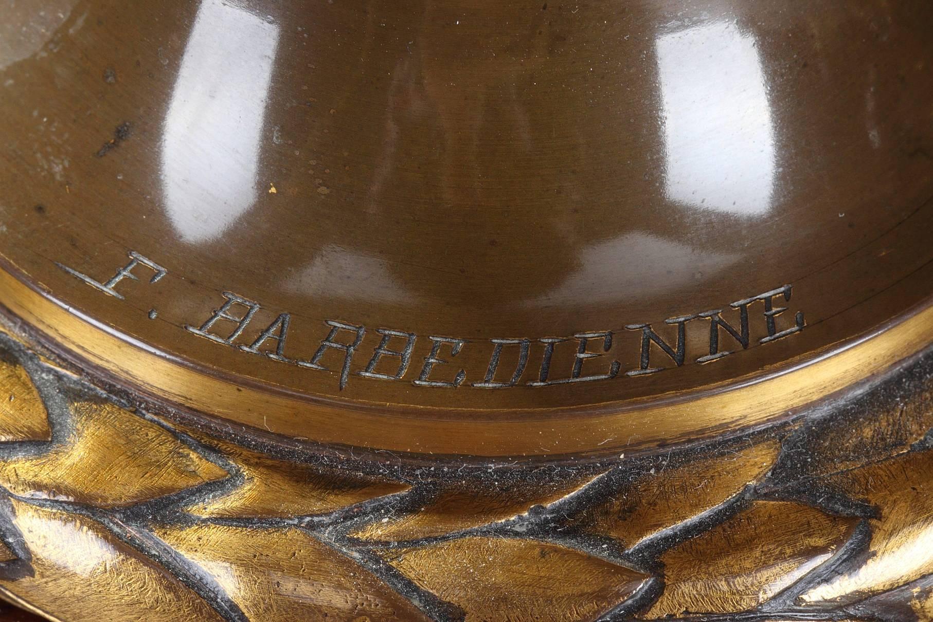 19th Century Pair of Bronze Vases by Ferdinand Barbedienne 3
