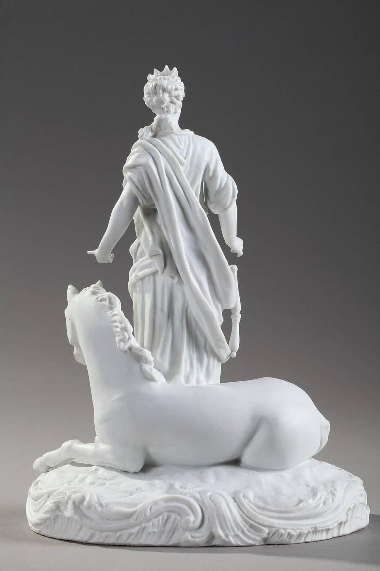 19th Century Bisque Sculptures of the Four Continents at 1stDibs