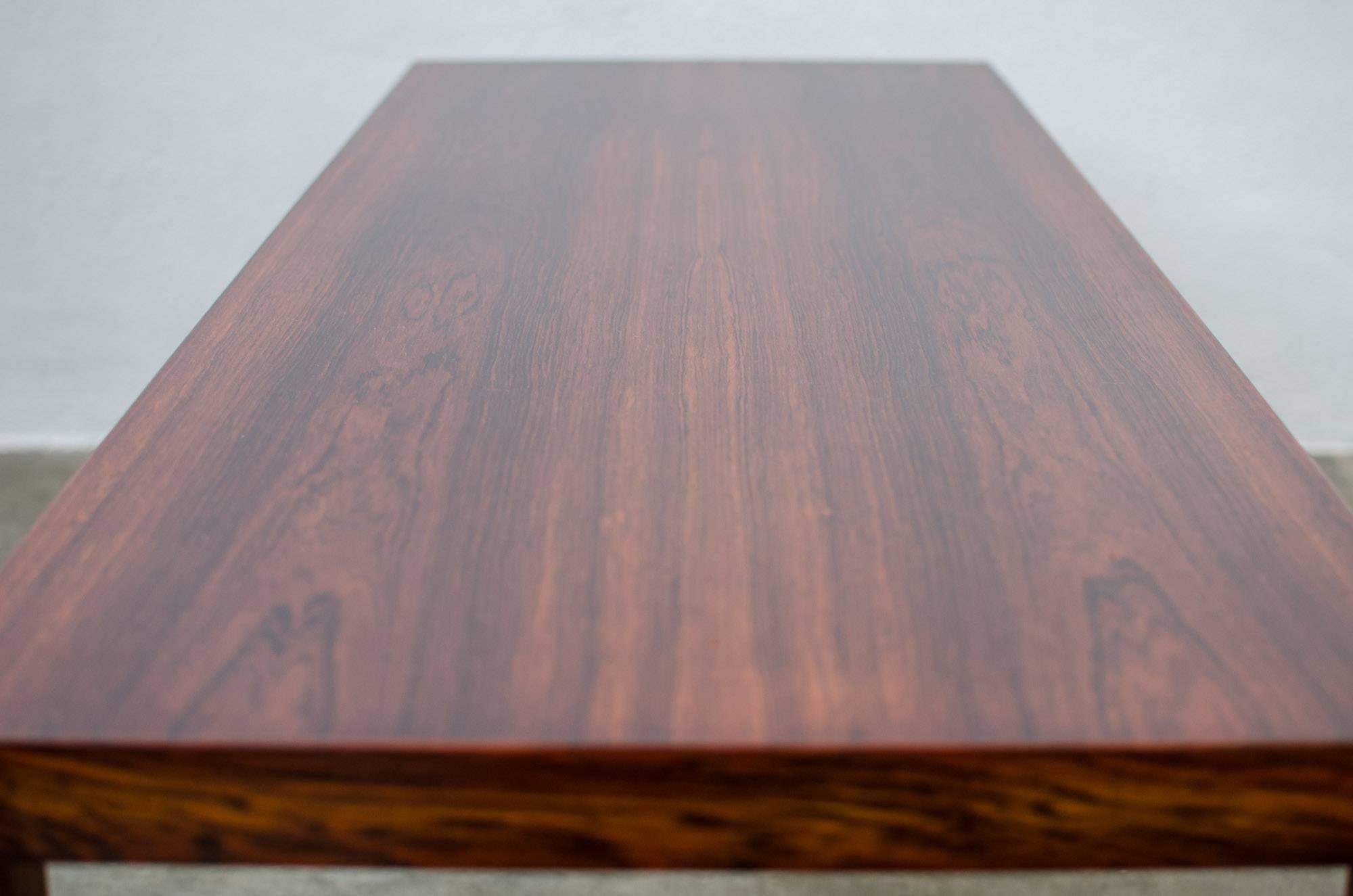 Severin Hansen Jr. for Haslev, Rosewood Coffee Table, Denmark, 1970s For Sale 3