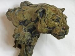 Contemporary Bronze Sculpture Leopard by Hamish Mackie