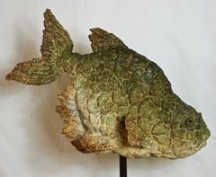 Contemporary Bronze Fish Sculpture by Pieter Vanden Daele
