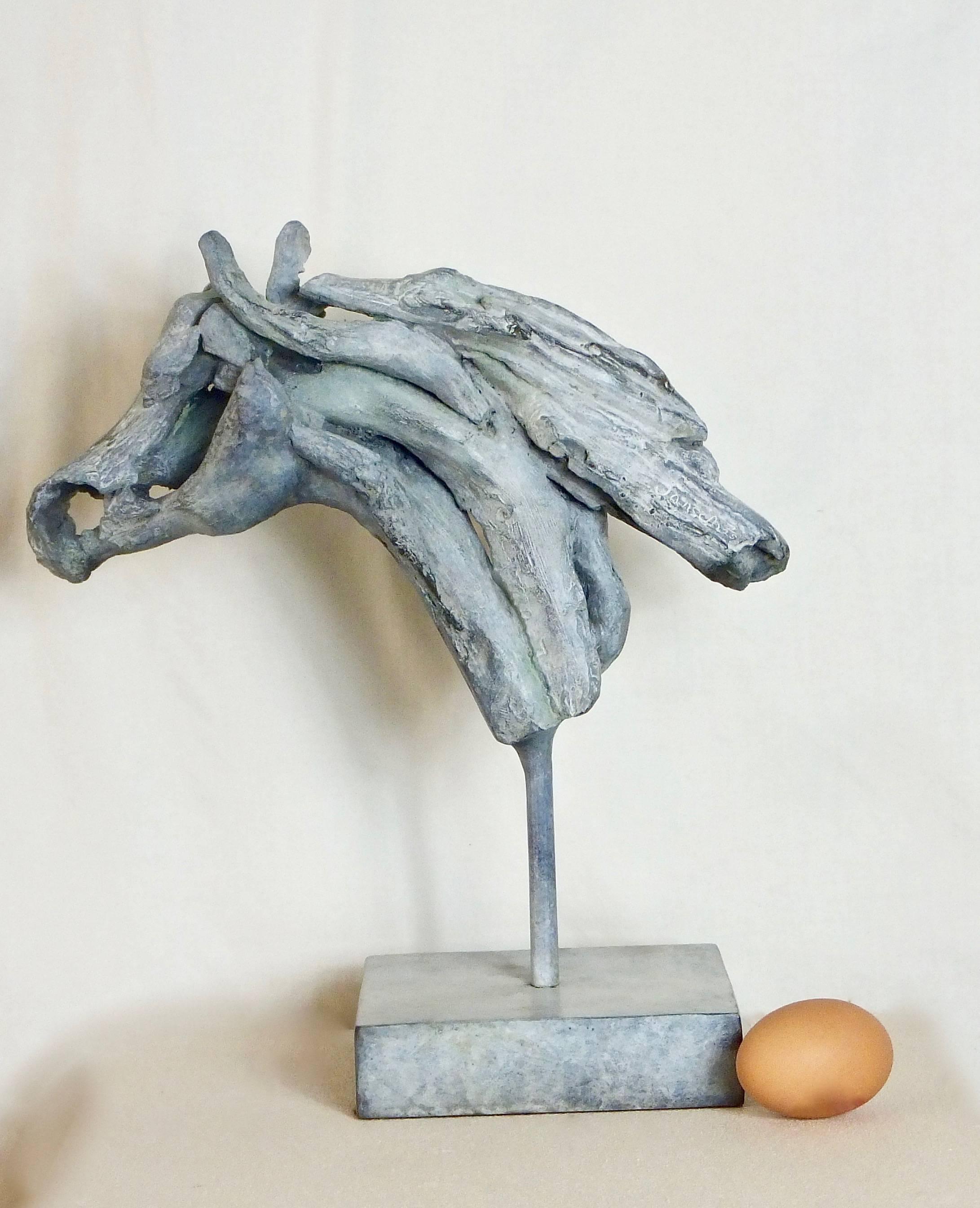 British Contemporary Bronze Horse Sculpture by Heather Jansch For Sale