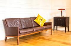 Rare Stylish 1960s Three-Seat Sofa Designed by Kai Lyngfeldt-Larsen