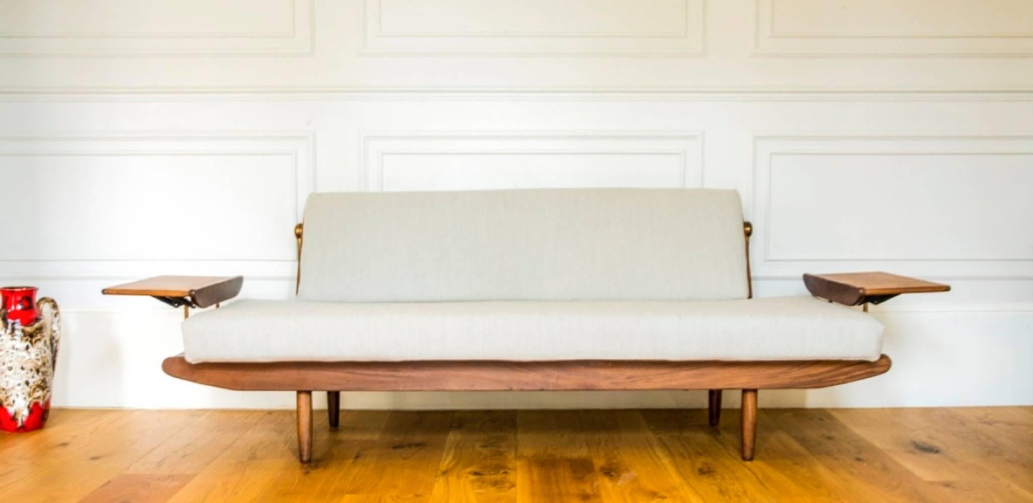 Mid-Century Modern Ms Randolph, the Rare Toothill Edition, Four-Seat and Sofa Daybed