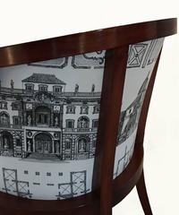 Thomas Hope Club Chair with Ebony Caps