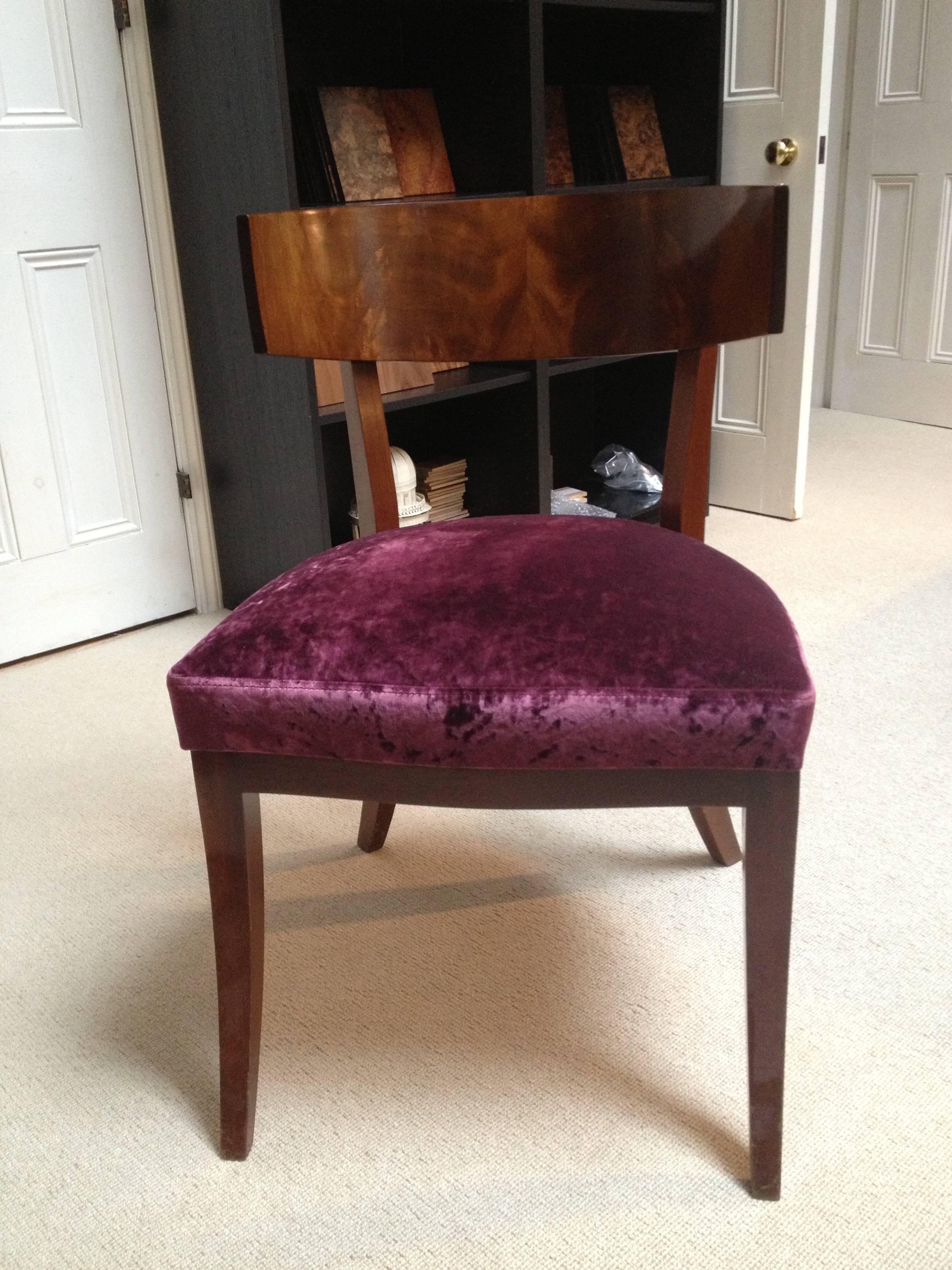 Lacquer The Lord Leighton Klismos Dining Chair For Sale