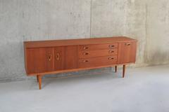 1970s Mid-Century Schreiber Long Teak Sideboard