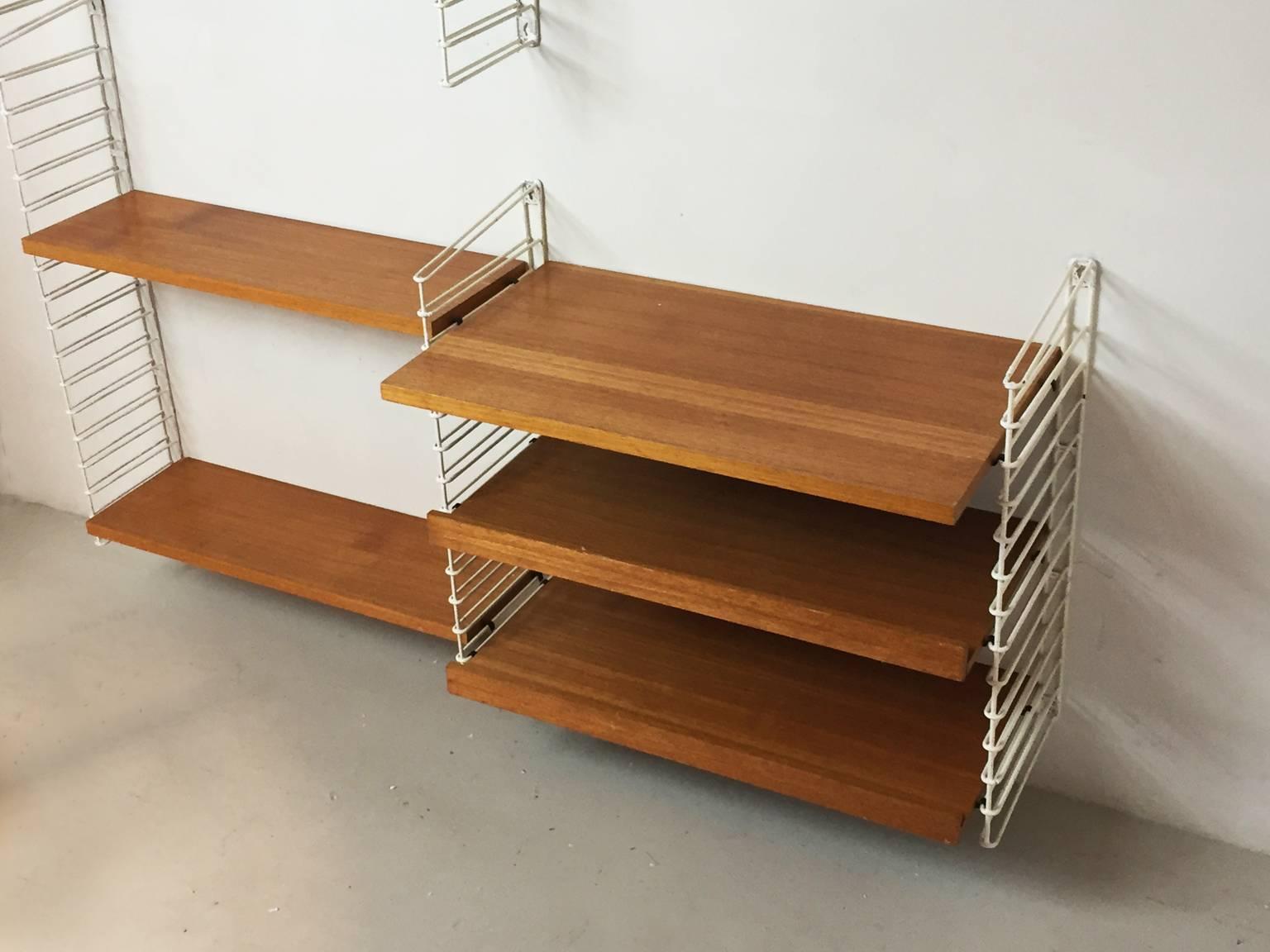 Mid-Century Modern 1960s German Mid-Century Wall Shelving System by Mustering International